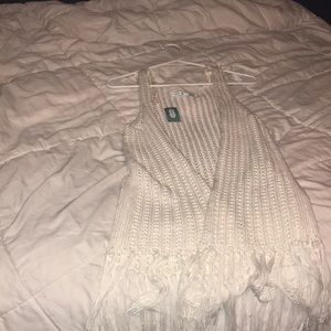 White Maurice’s  Cardigan Pullover